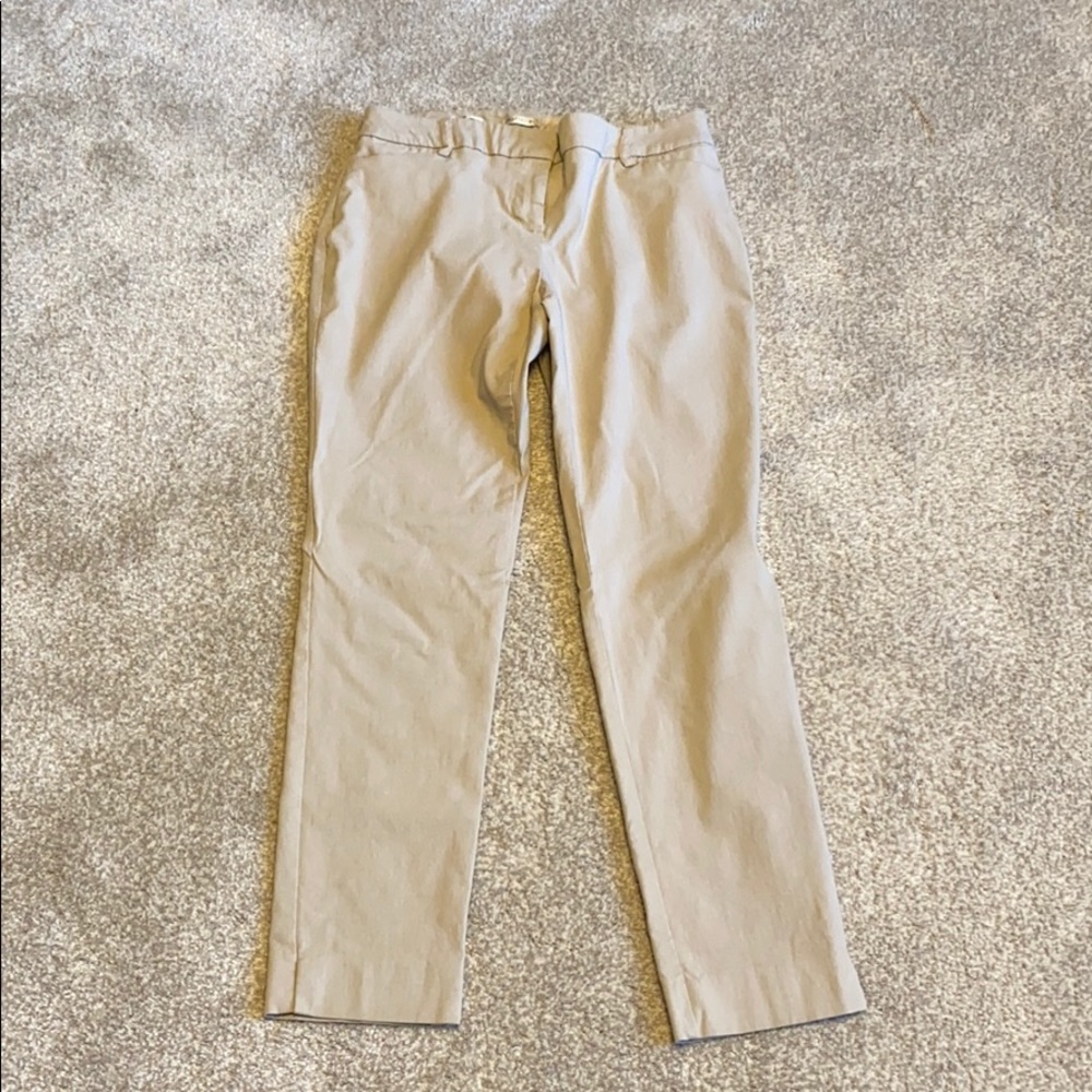 Van Heusen slim fit tan work pants